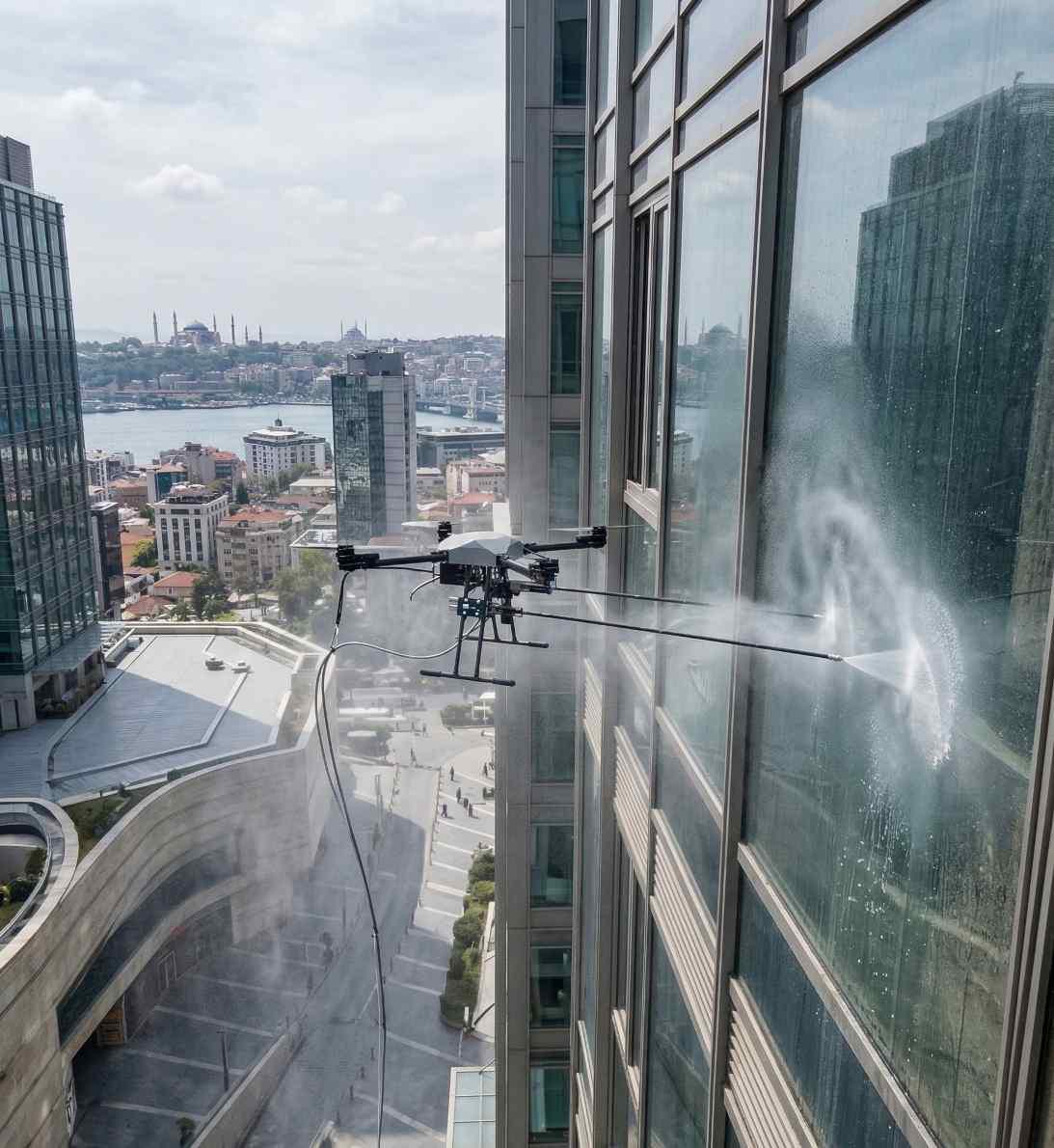 Drone ile Ataşehir dış cephe temizliği hizmetleri