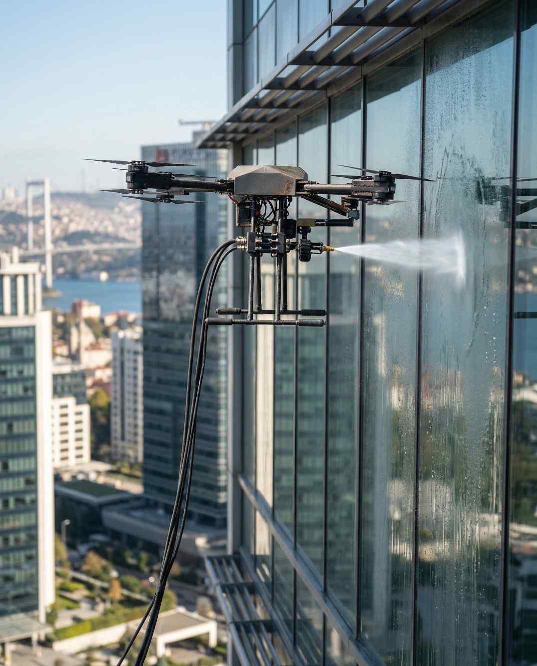 Drone ile Başakşehir dış cephe temizliği hizmetleri