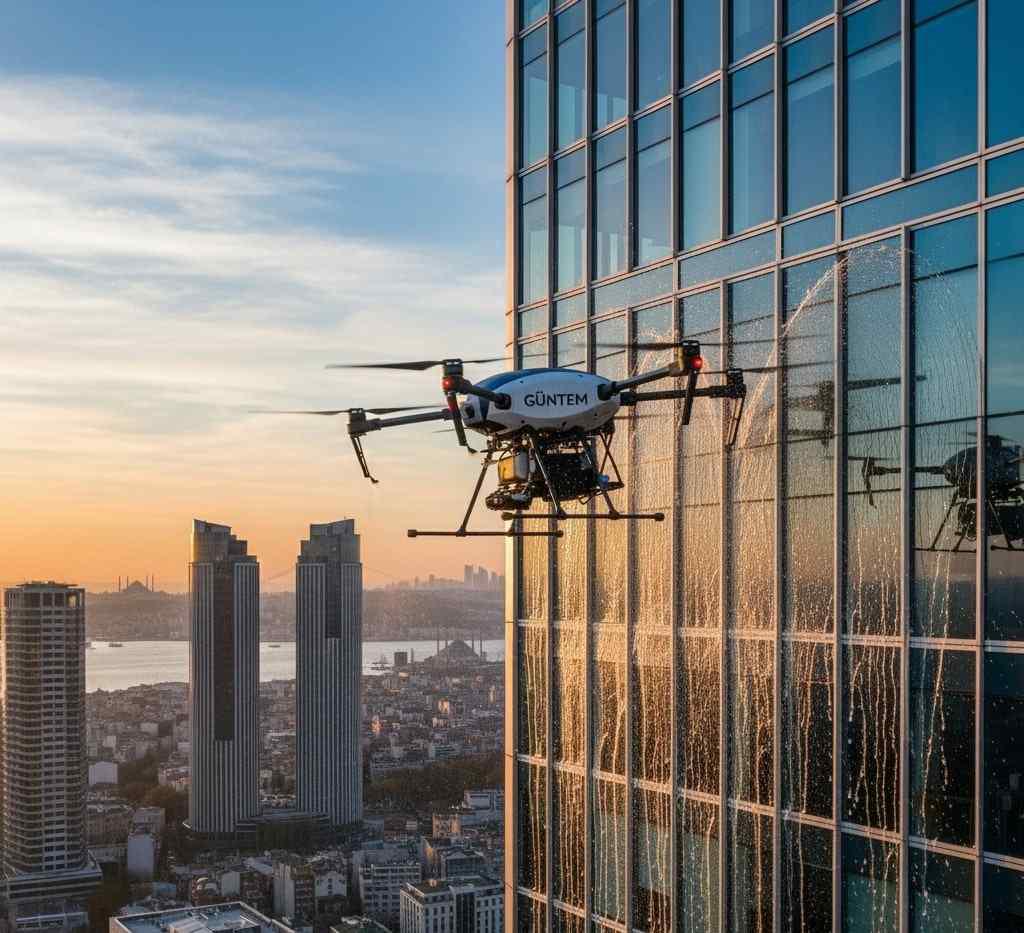 Drone ile bina yıkama hizmetleri