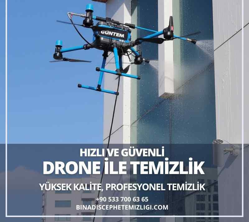 Hızlı ve güvenli drone ile temizlik hizmetleri