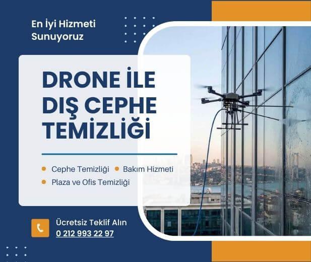 Drone ile dış cephe ve cam temizliği