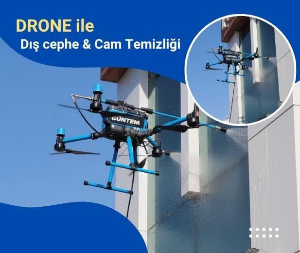 Drone ile dış cephe ve cam temizliği