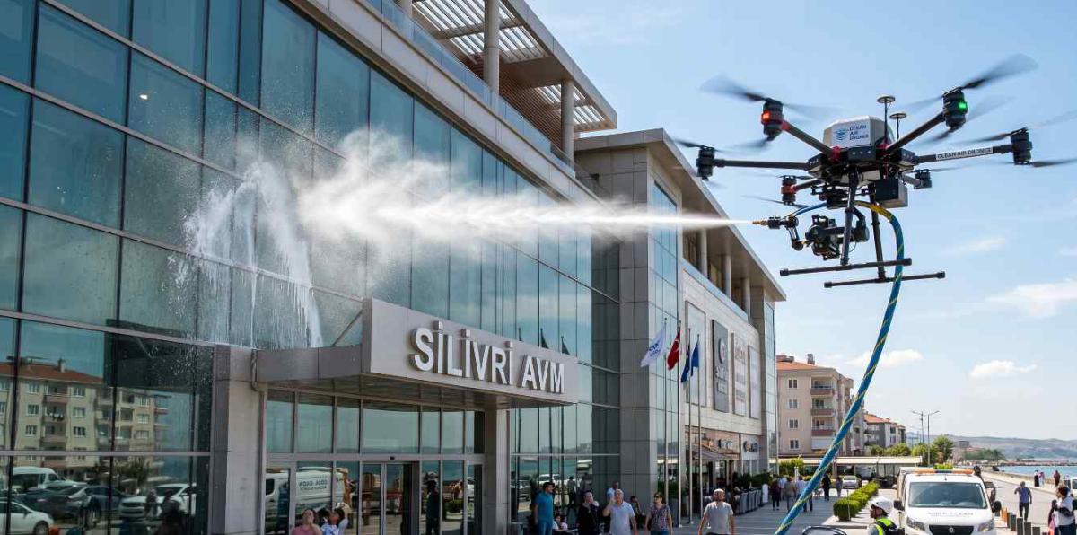 Drone ile Silivri dış cephe temizliği hizmetleri