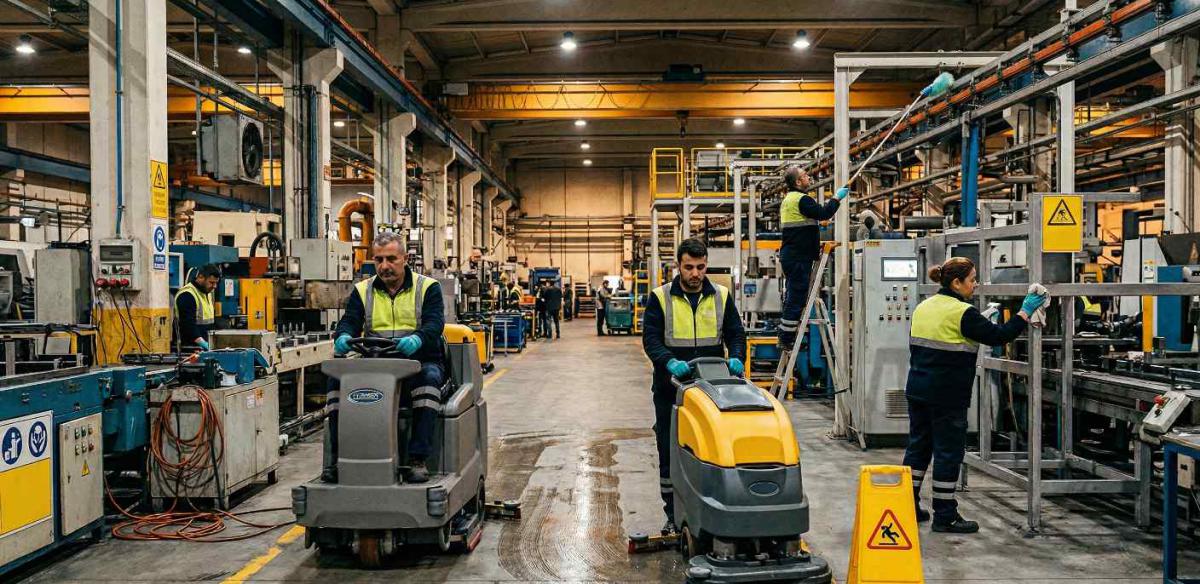 Fabrika temizlik hizmetleri