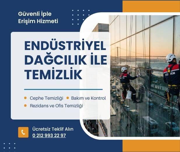 Dağcılık ile dış cephe ve cam temizliği