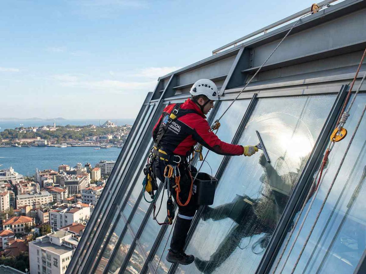 Maslak plaza cam temizliği hizmetleri