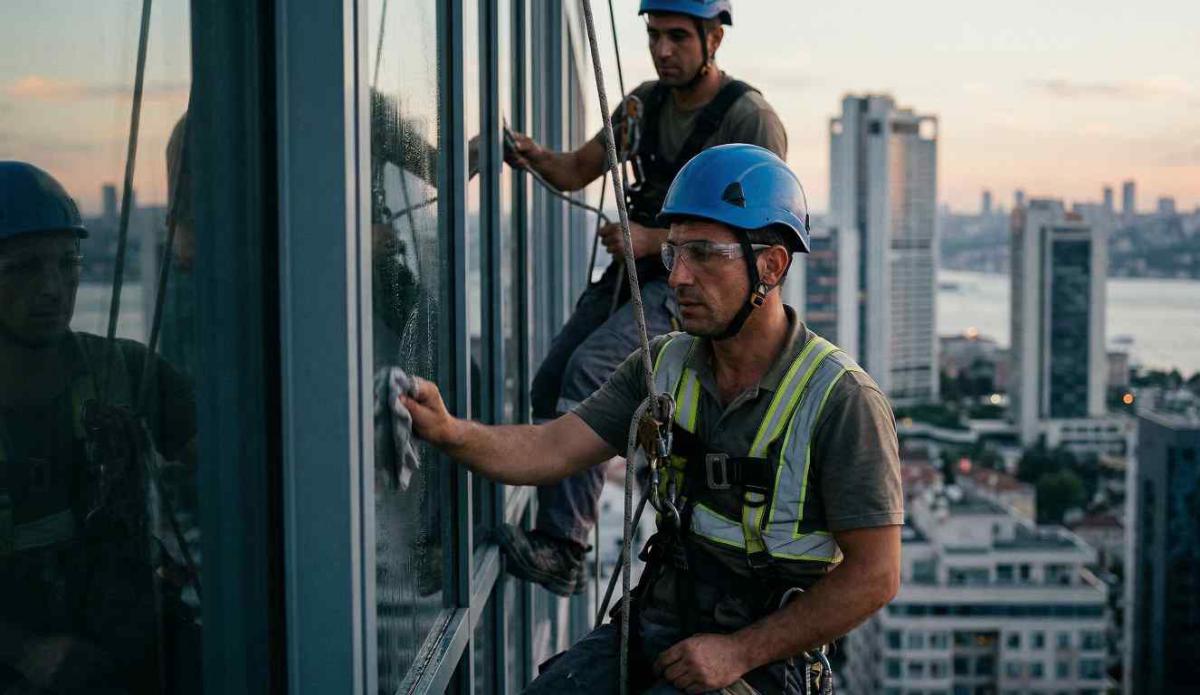 Plaza cam temizliği hizmetleri