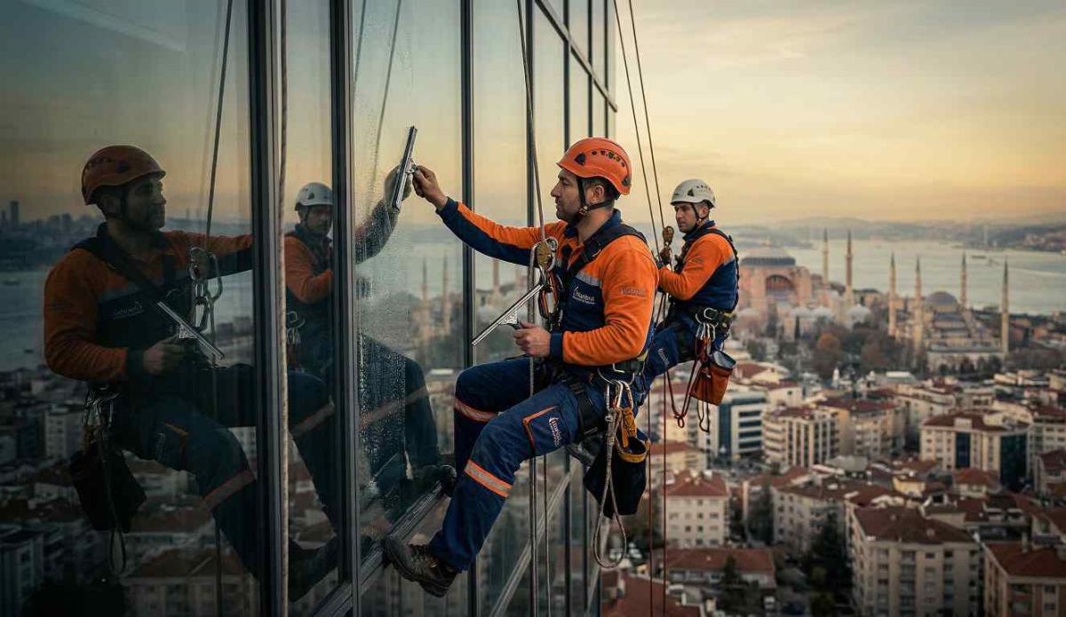 Profesyonel kompozit cephe temizliği çalışmaları
