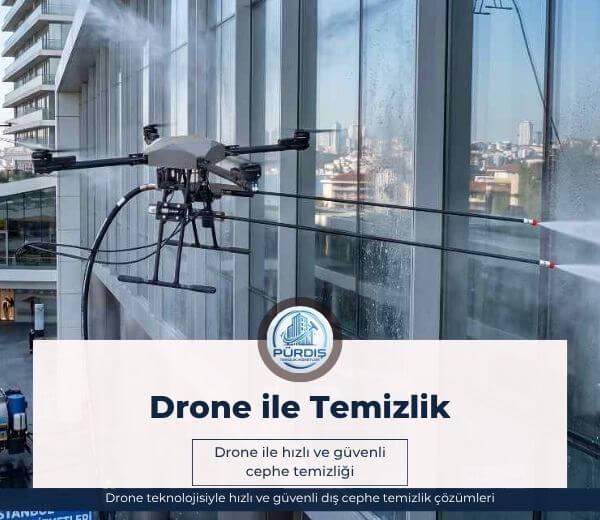 Drone ile dış cephe ve cam temizliği
