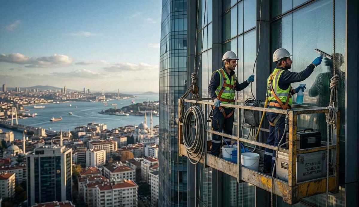 Sepetli vinç ile Büyükçekmece dış cephe temizliği hizmetleri