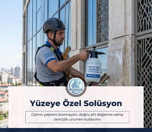 Yüzeye özel solüsyon uygulaması